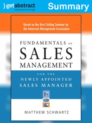 cover image of Fundamentals of Sales Management (Summary)